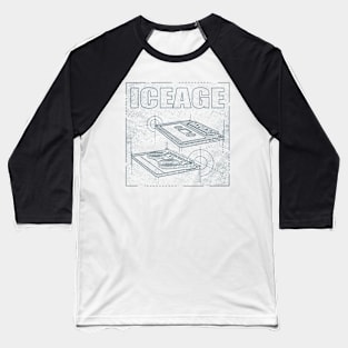 Iceage - Technical Drawing Baseball T-Shirt